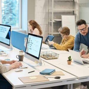 Arbeit im Büro